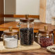 Glass Jar with Wooden Spoon 600 ml